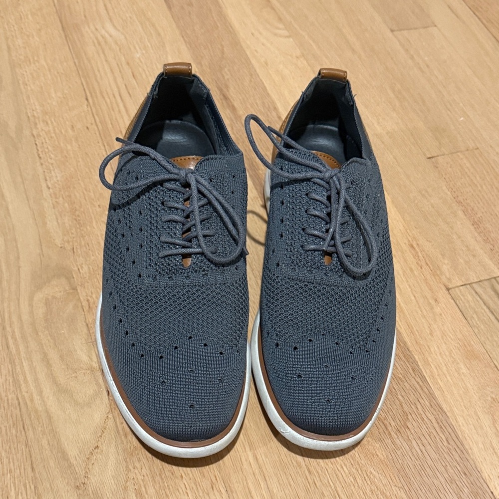G.H. Bass & Co. Dark Gray Knit Oxford Shoes